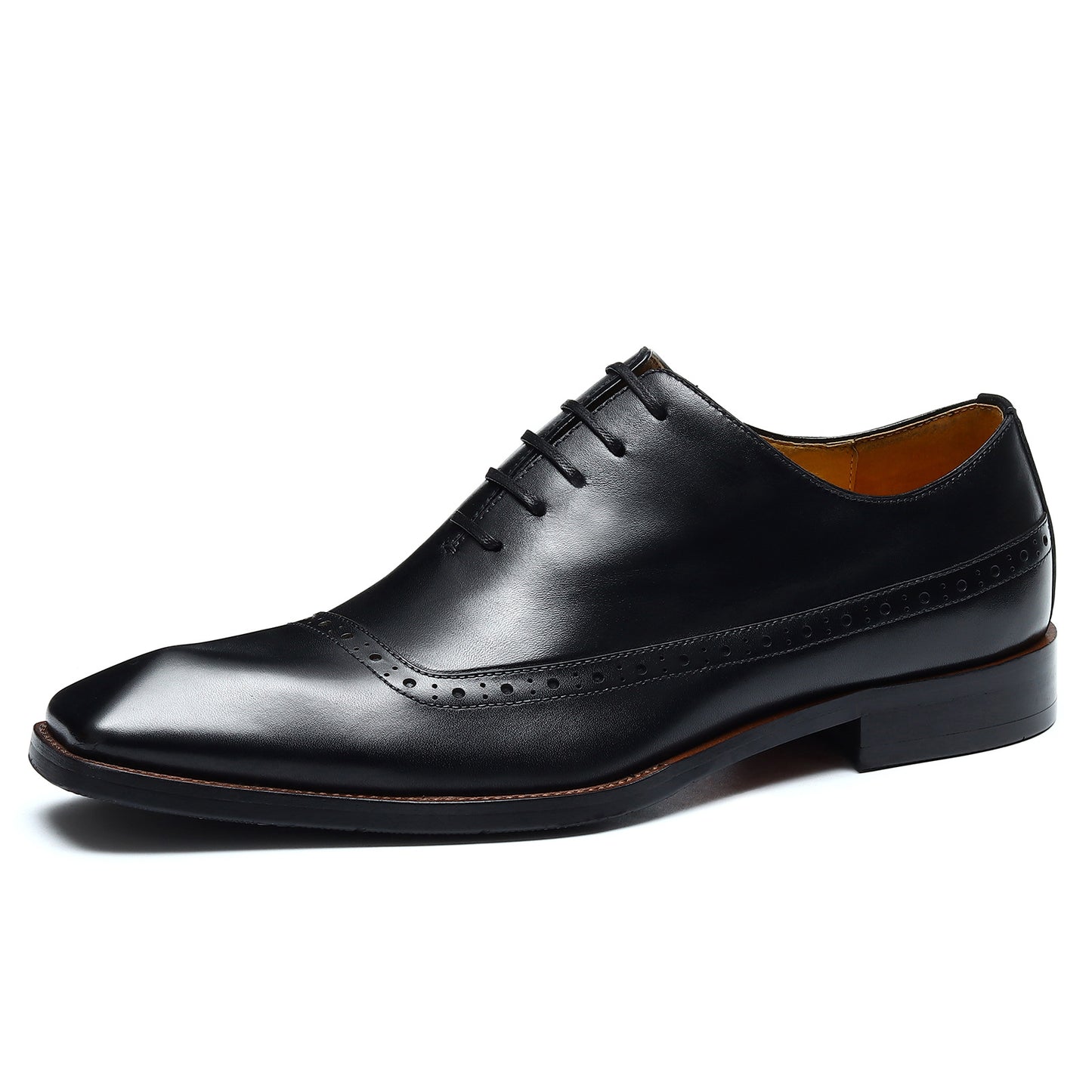 Chaussures en cuir pour hommes en cuir véritable style anglais Brogue Business Formal Wear Oxford Shoes hommes shoe68878