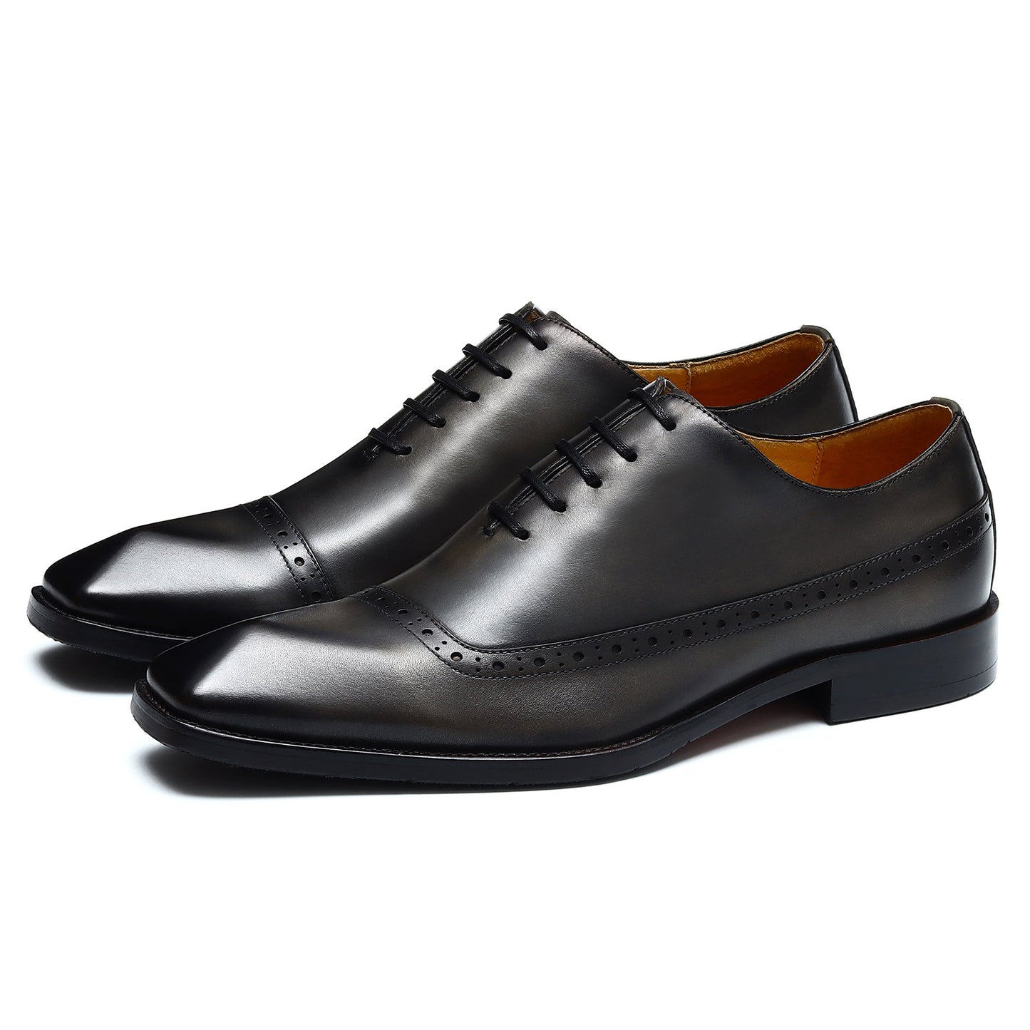 Chaussures en cuir pour hommes en cuir véritable style anglais Brogue Business Formal Wear Oxford Shoes hommes shoe68878