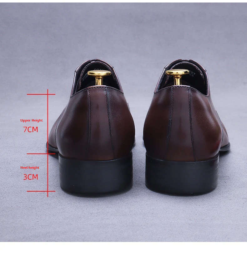 Men's business formal Oxford leather shoes 68896