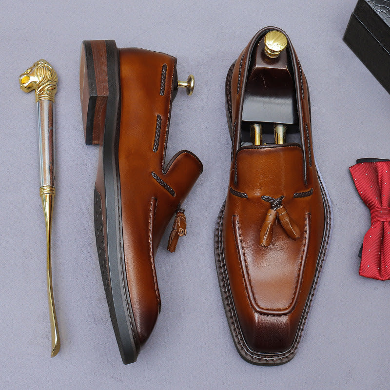 Tassel Business Leather Shoes Men's Formal Shoes Work Single Shoes Casual Men's Shoes 96159