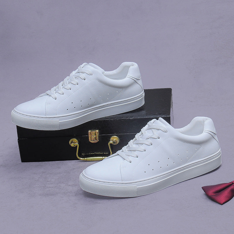 Couple Style Men's and Women's Sports Casual Shoes Men's Sneakers Student White Shoes Spring Summer Versatile Campus Style Sneakers XHC2506-1