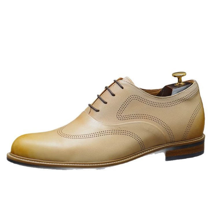 5.5cm Invisible Elevator Leather Formal Shoes 65128