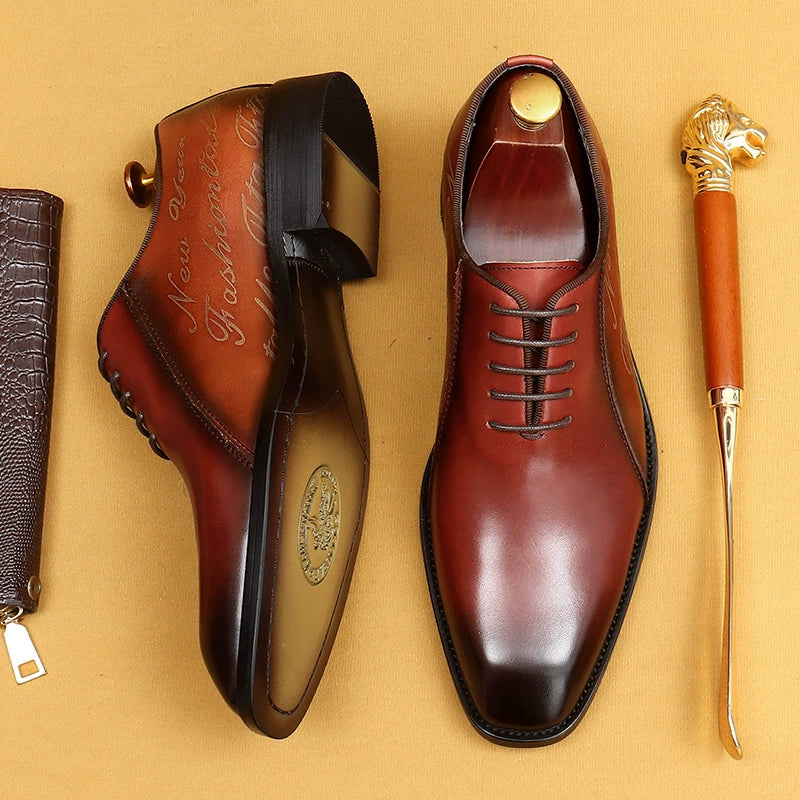 Pointed-Toe Formal Shoes for Men 23130