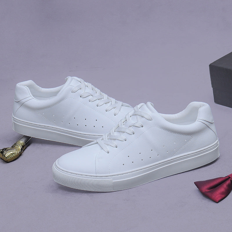 Couple Style Men's and Women's Sports Casual Shoes Men's Sneakers Student White Shoes Spring Summer Versatile Campus Style Sneakers XHC2506-1