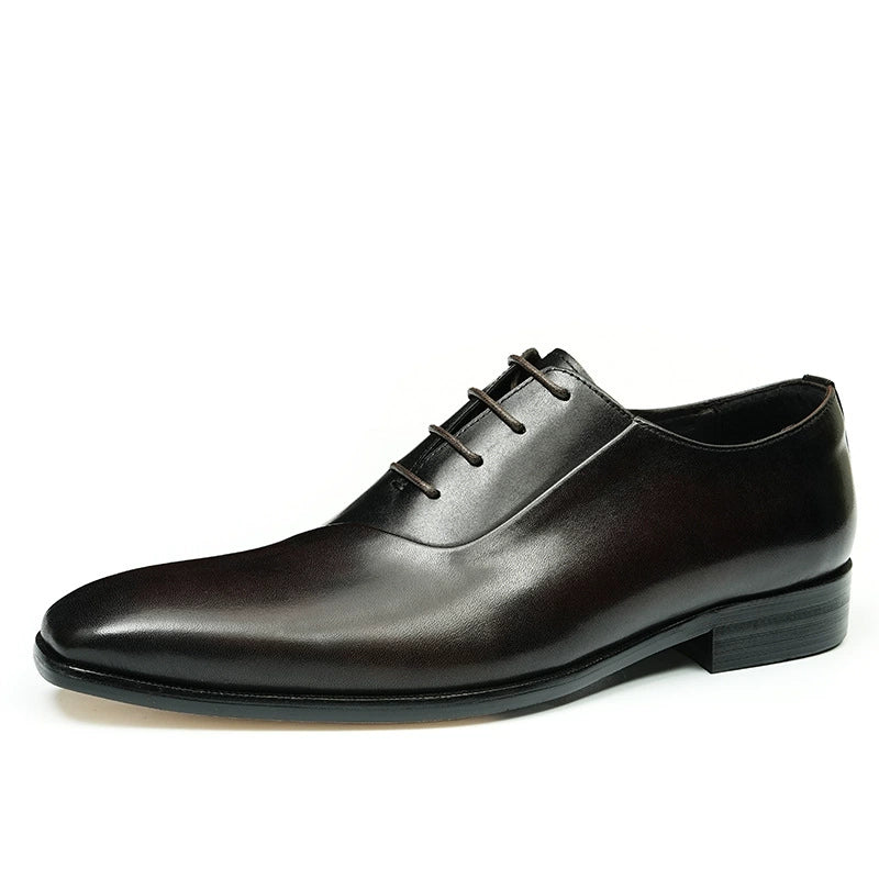 Men’s Two-Tone Genuine Leather Oxfords 65123