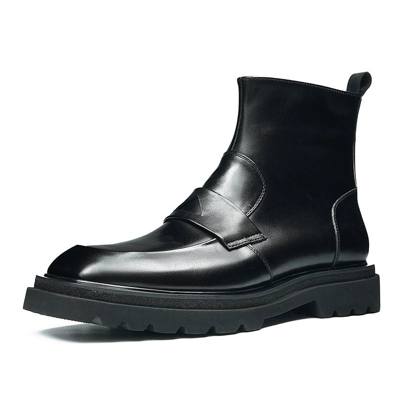 Men’s New British Style Leather Martin Boots 96193