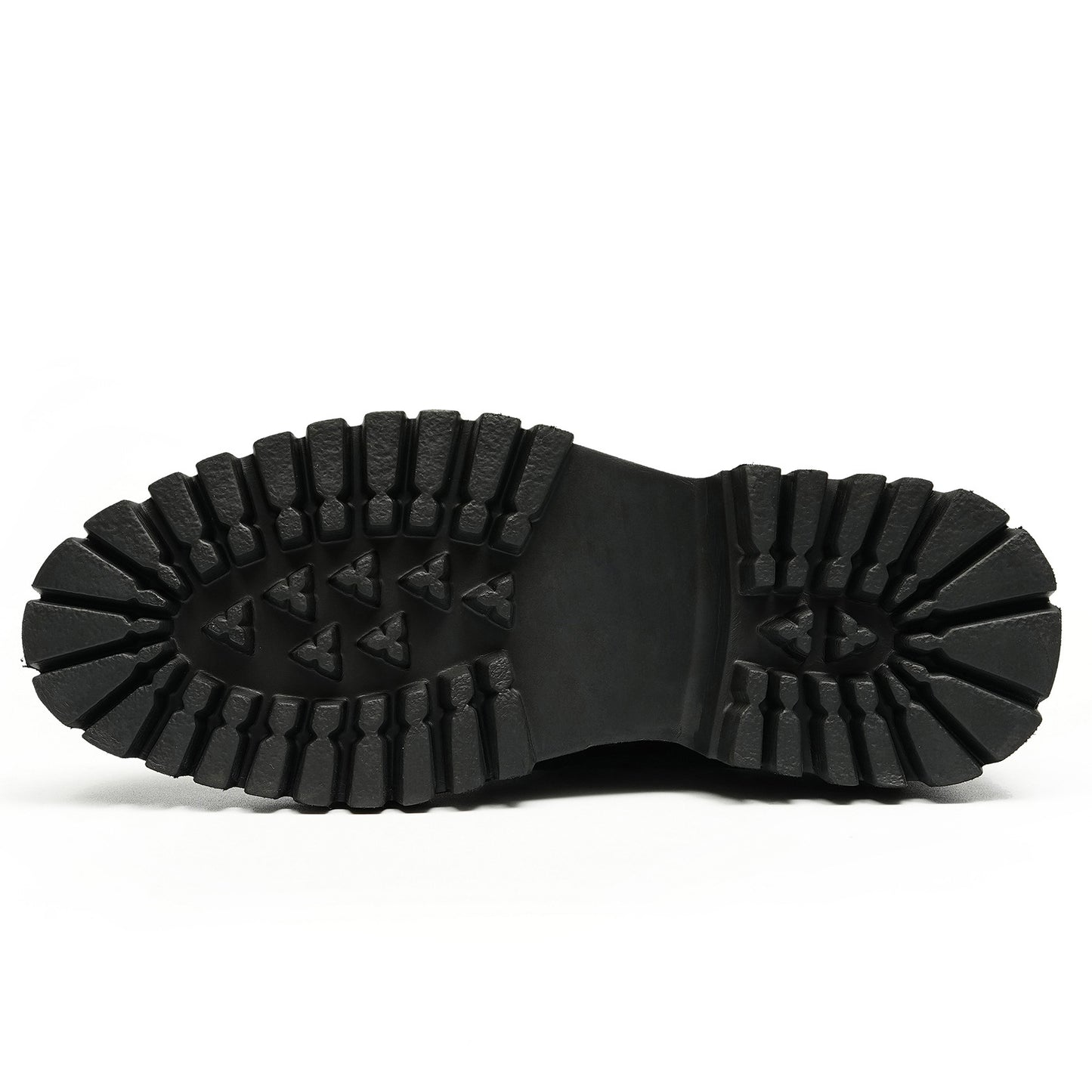 Layer Platform Height Increasing Shoes Genuine Leather England Style Rivet Business Casual Shoes Bright Leather Formal Shoes23671