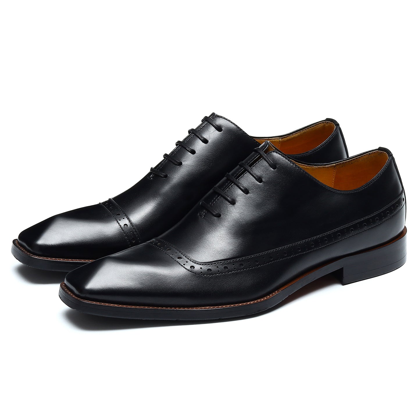 Chaussures en cuir pour hommes en cuir véritable style anglais Brogue Business Formal Wear Oxford Shoes hommes shoe68878