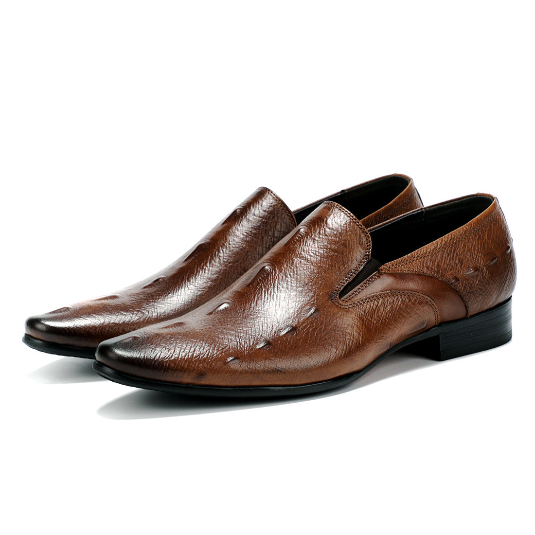 Casual Leather Shoes Men's Genuine Leather Formal Men's Shoes Top Layer Cowhide British Business Men's Pointed Toe Shoes27102
