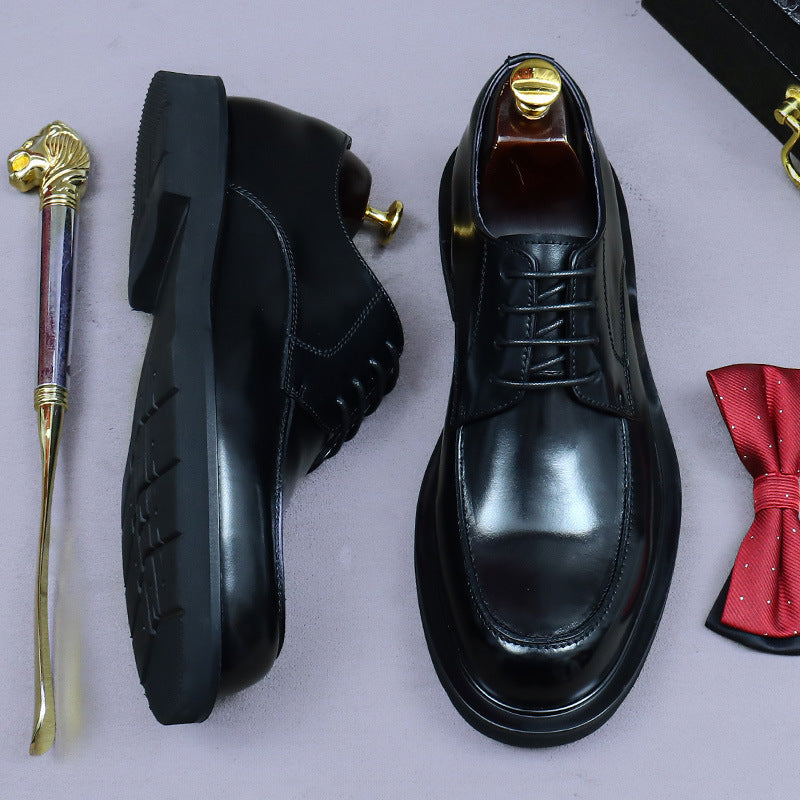 Derby shoes formal leather shoes men's wedding shoes 68912