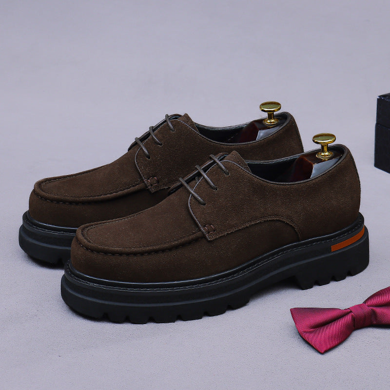 Suede leather casual and formal men's leather shoes 66299