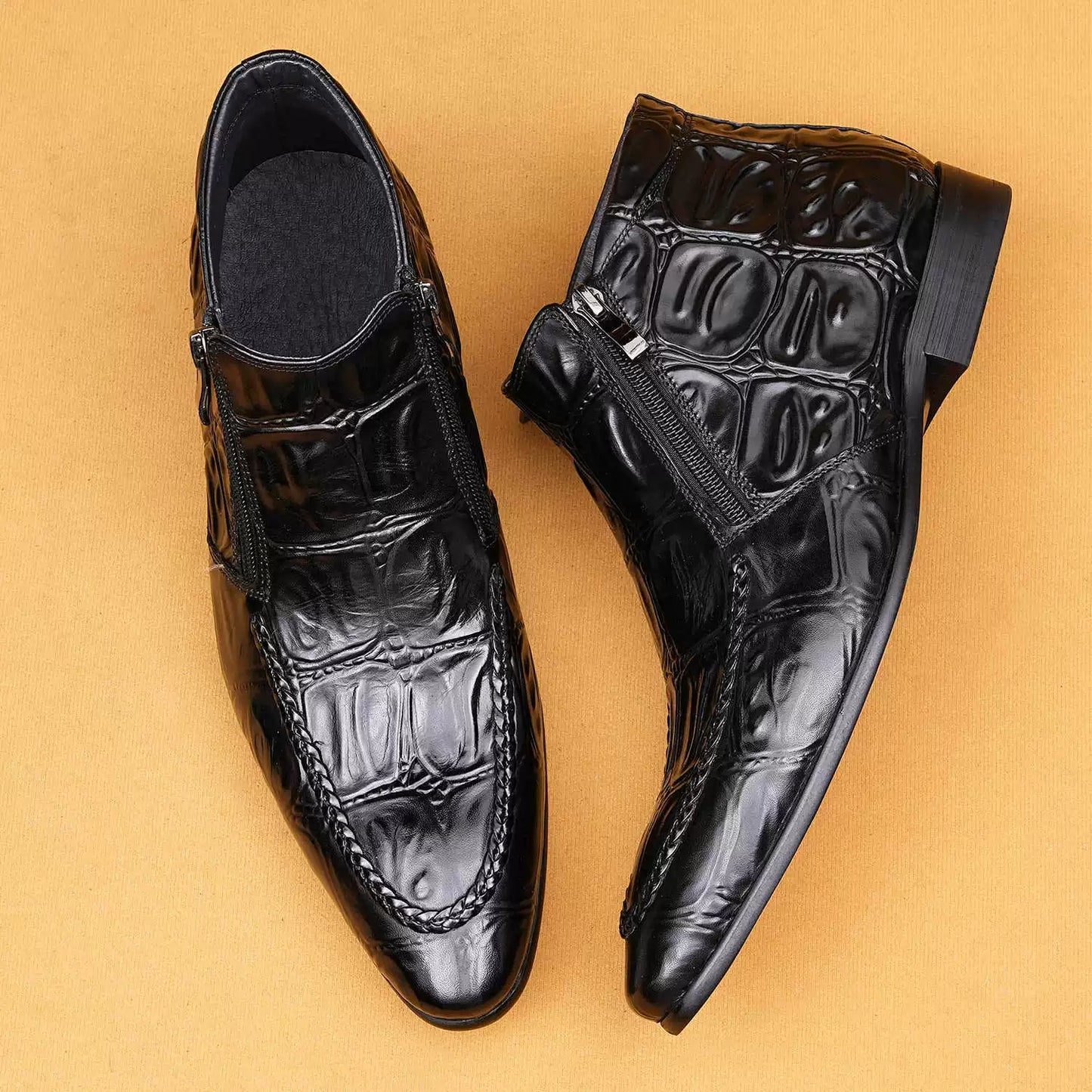 Formal Business Genuine Leather Pointed-Toe Shoes 65182