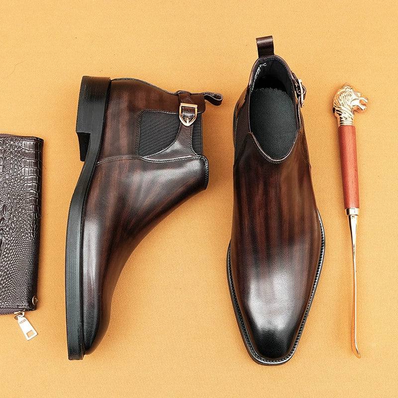 High-Top Martin Boots for Business Formal 89617