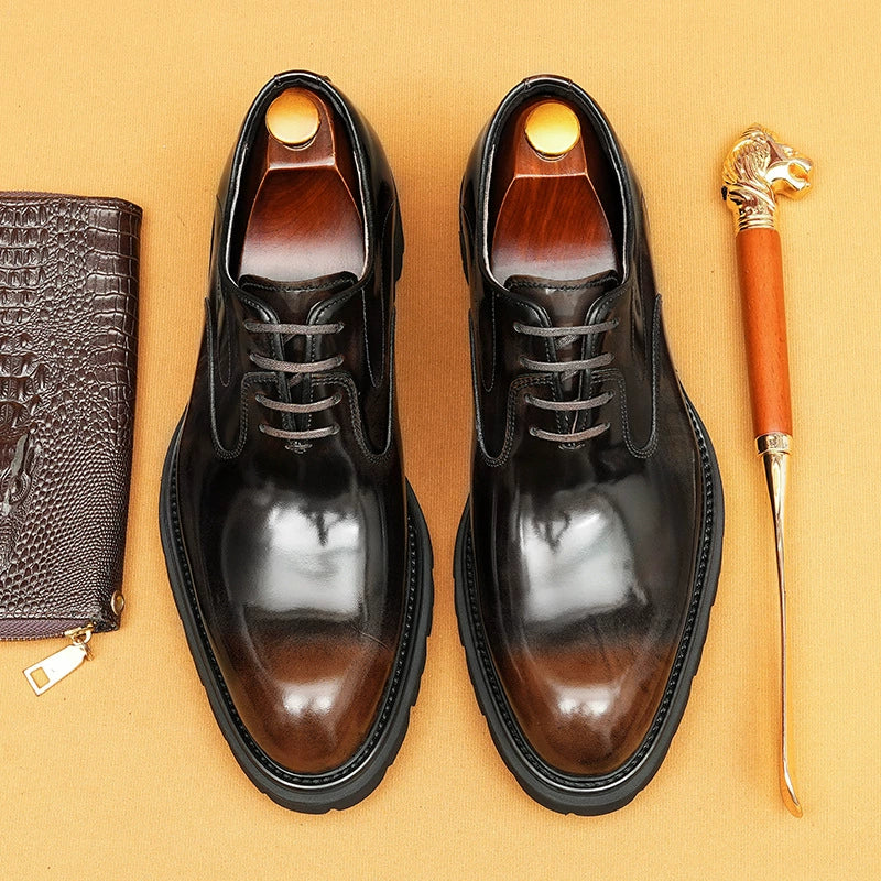 Genuine Leather Business Formal Shoes for Young Professionals 96125