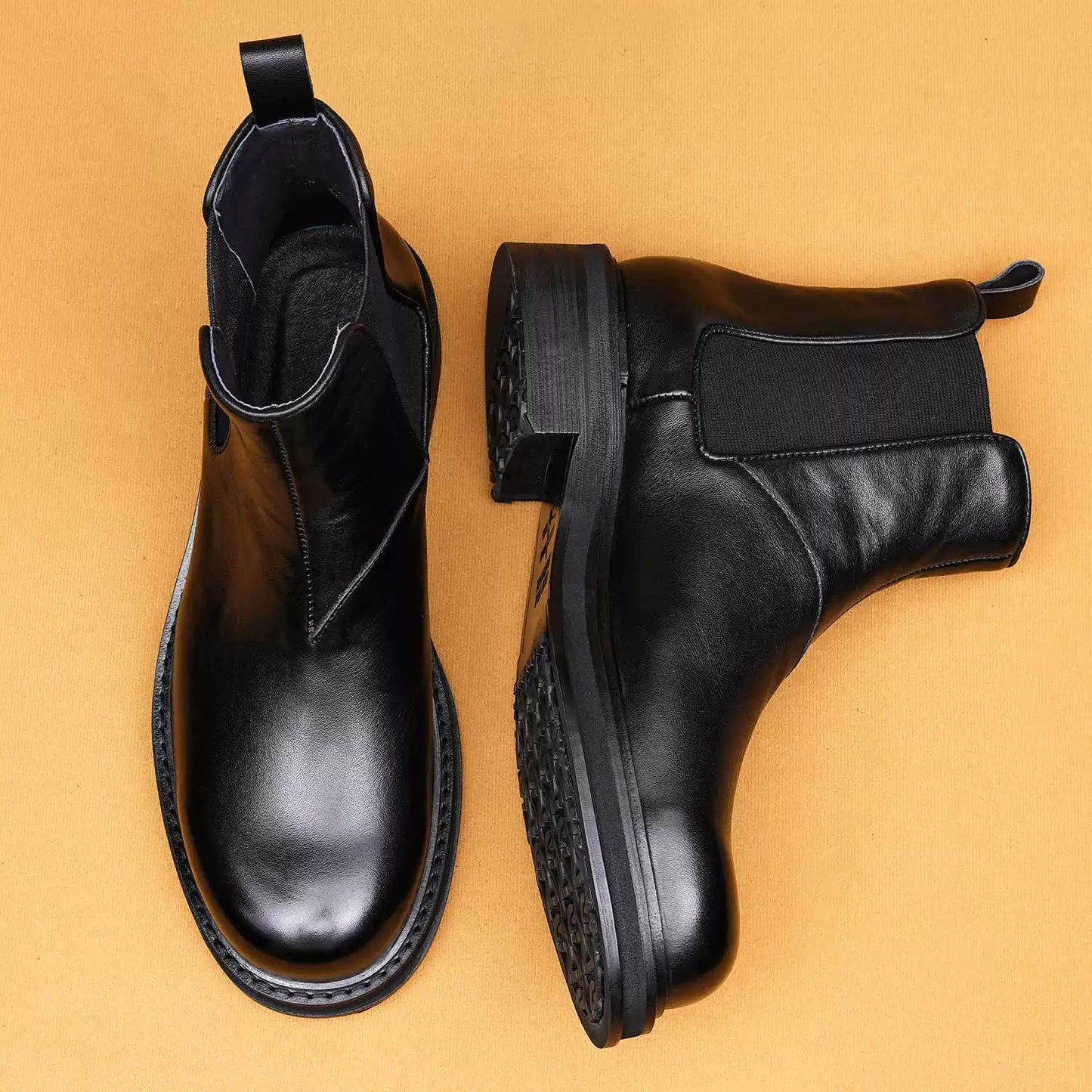 Men’s Winter Genuine Leather Chelsea Boots  96190