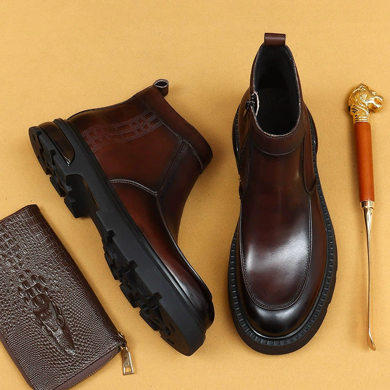 Men’s Chunky-Sole Chelsea Boots 66296