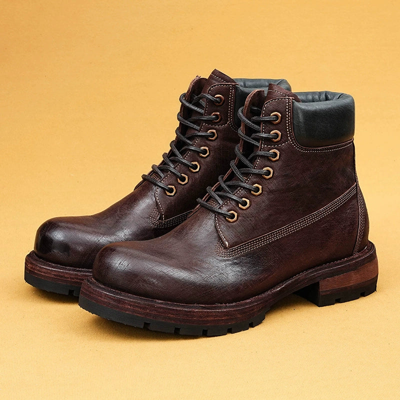 (Ships in 6 days)Men’s Winter Warm High-Top Goodyear Martin Boots M621H-5