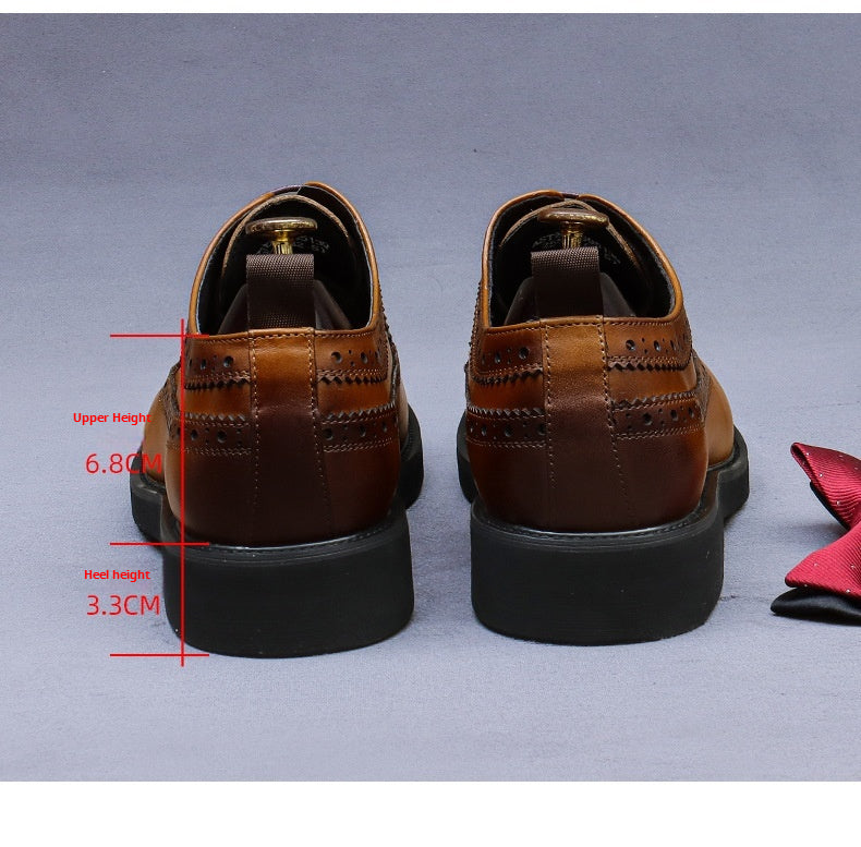 Men’s Genuine Leather Brogue Dress Shoes  69513