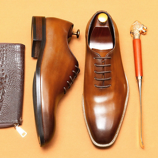 Men's Genuine Leather Oxford Shoes 96112