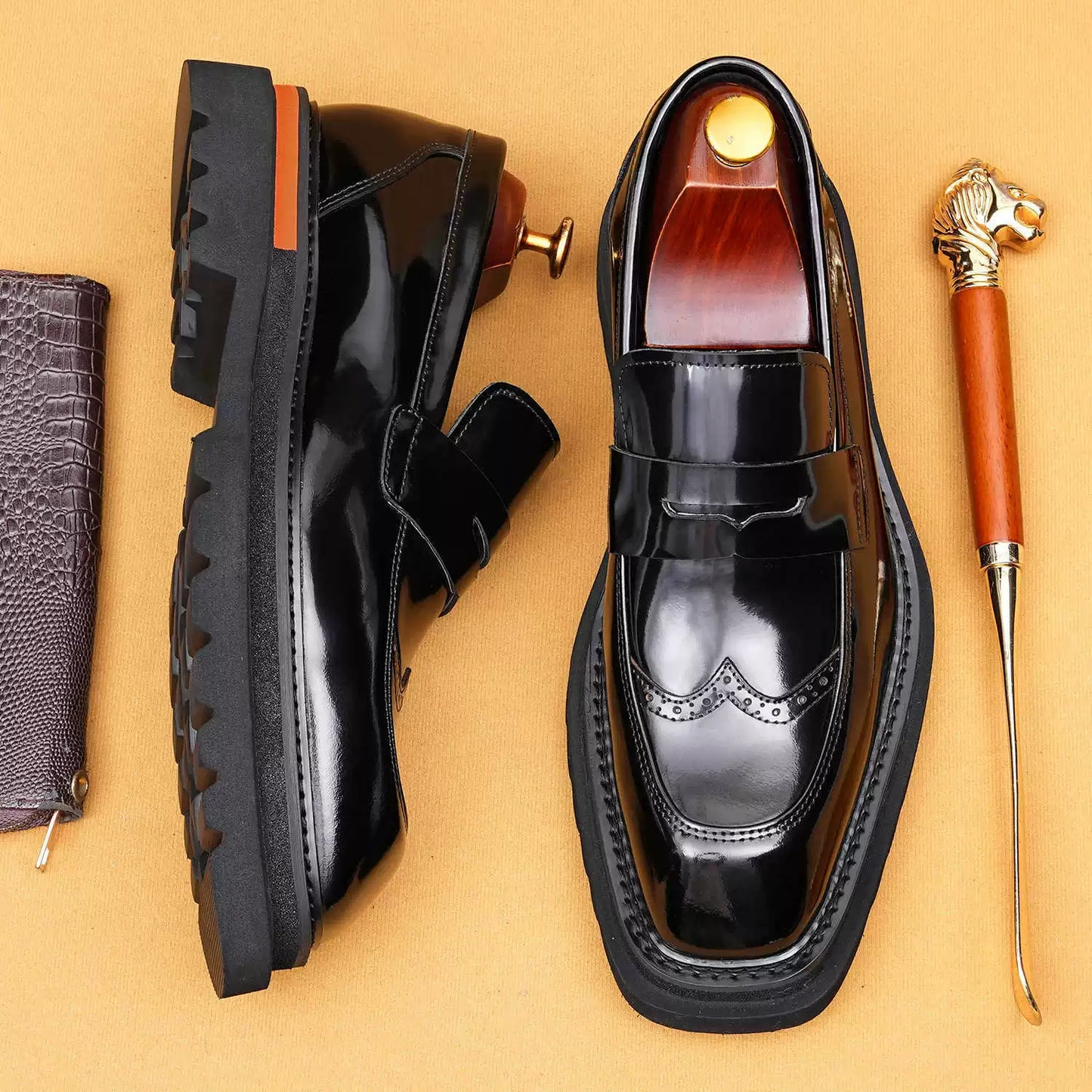 Wedding Groom Business Slip-On Dress Shoes 25885