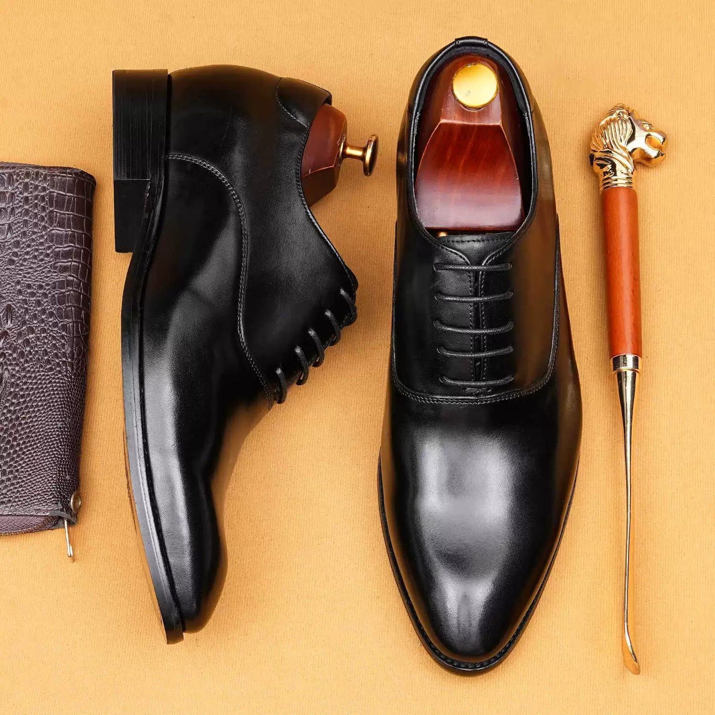 Men’s 6CM Invisible Elevator Oxford Shoes 65179