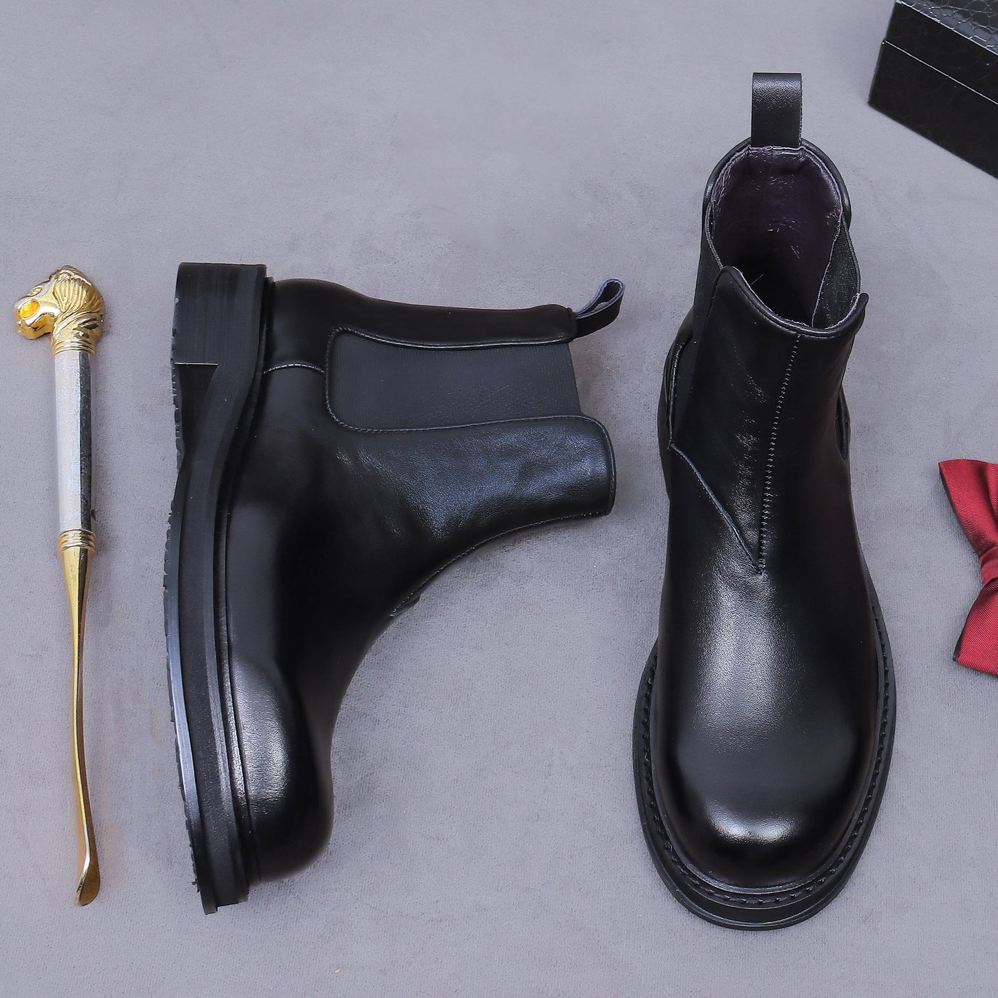 Men’s Winter Genuine Leather Chelsea Boots  96190