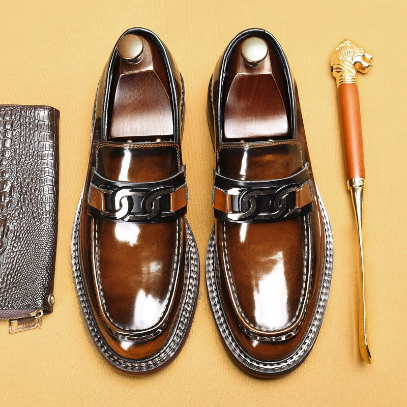 Men’s Genuine Leather Bit Loafers 22368