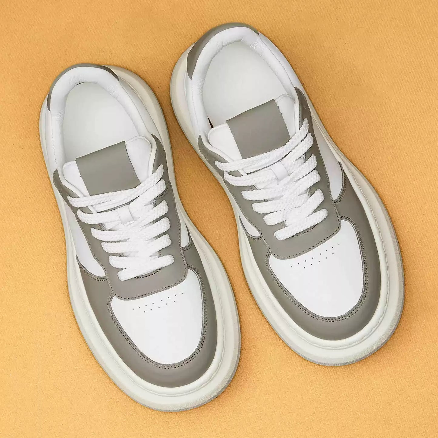 Men’s Genuine Leather Casual Sneakers 88005