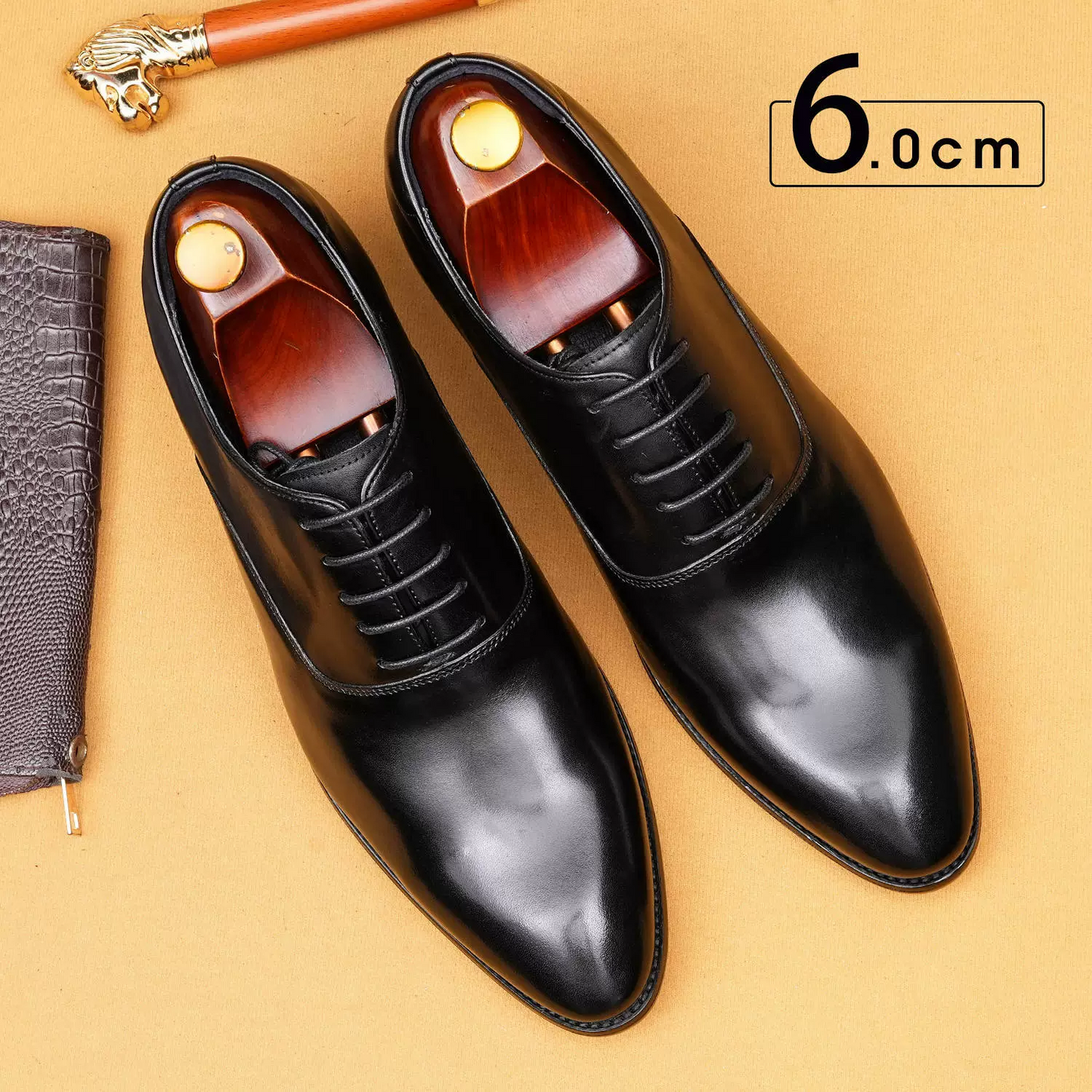 Men’s 6CM Invisible Elevator Oxford Shoes 65179