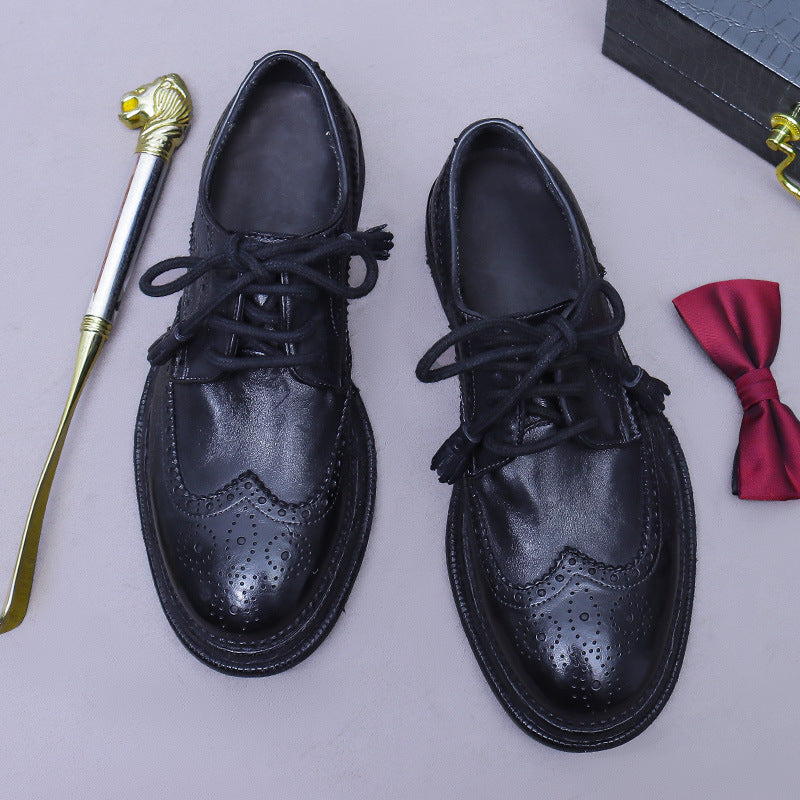 Goodyear Derby business formal handmade horsehide leather shoes G080-3