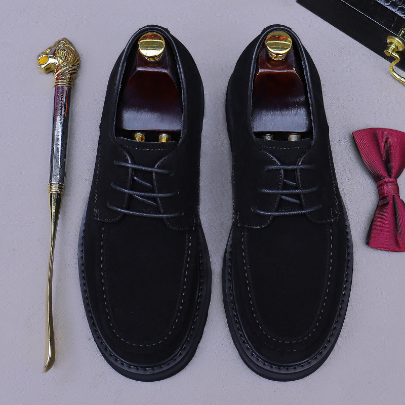 Suede leather casual and formal men's leather shoes 66299