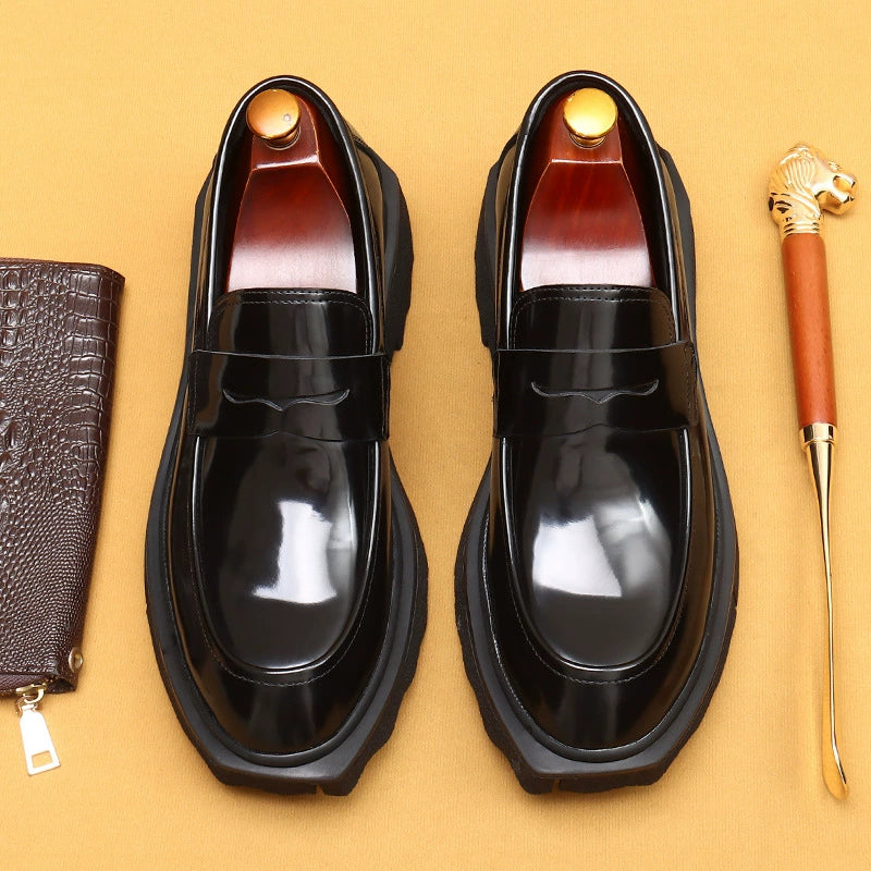 Men’s Chunky-Sole Penny Loafers 23682