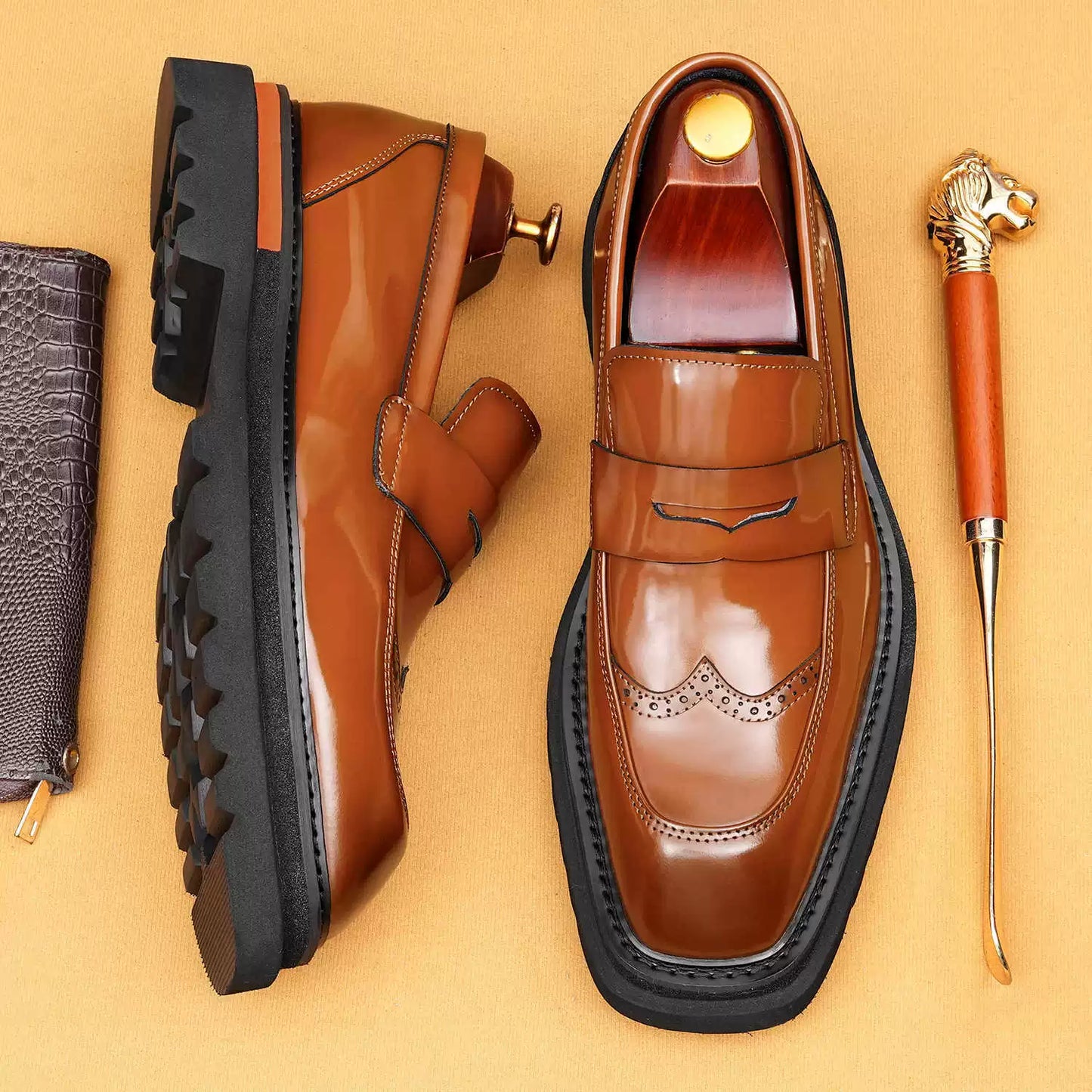 Wedding Groom Business Slip-On Dress Shoes 25885