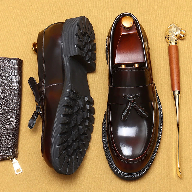 Men’s Tassel Chunky-Sole Loafers 96115