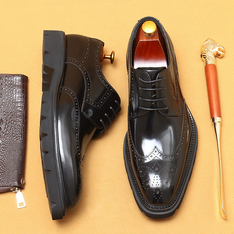 Men’s Handmade Brogue Derby Shoes 96116