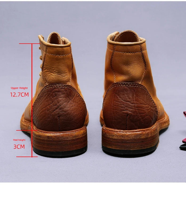 Goodyear handmade men's martin boots 82805