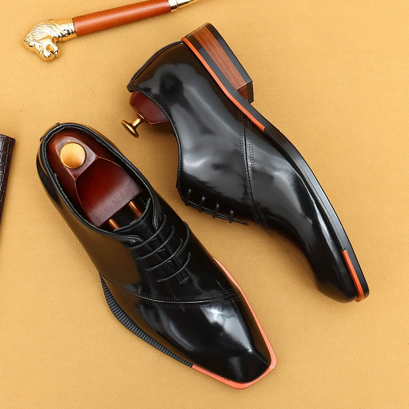 Versatile Wedding & Business Lace-Up Shoes for Men 23690