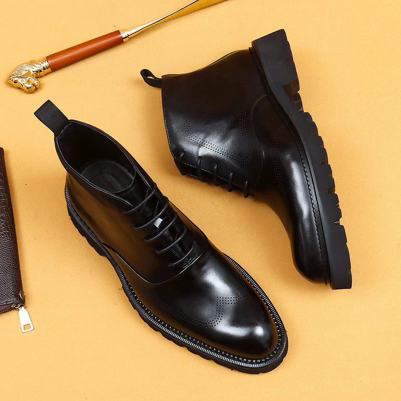 Men’s Chunky-Sole Martin Boots 96152