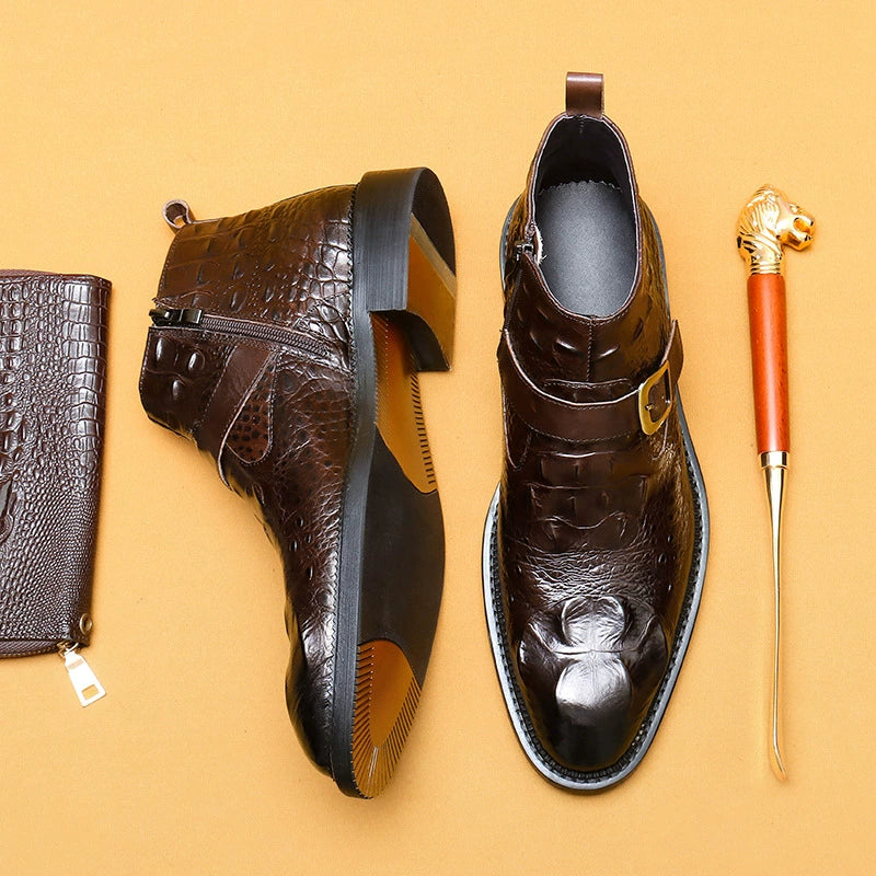 Men’s Genuine Leather British Martin Boots 89615