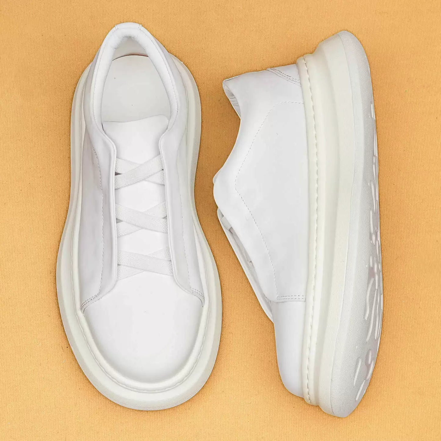 Men’s New Genuine Leather Casual Sneakers  88006