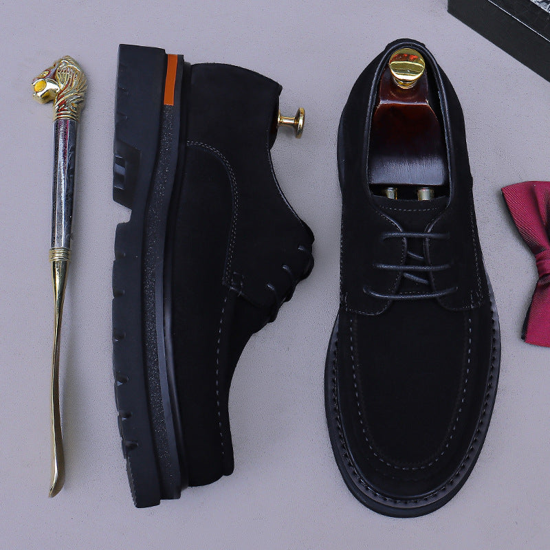 Suede leather casual and formal men's leather shoes 66299