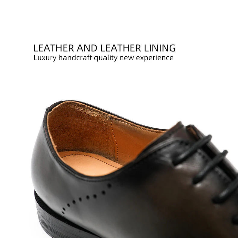 Erste Schicht Rindsleder Herren Lederschuhe Erste Schicht Rindsleder Herren Abendschuhe Herren Echtes Rindsleder Futter Business Spitz Britischen Stil Herrenschuhe66292 