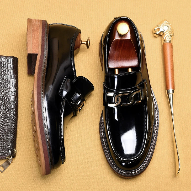 Men’s Genuine Leather Bit Loafers 22368