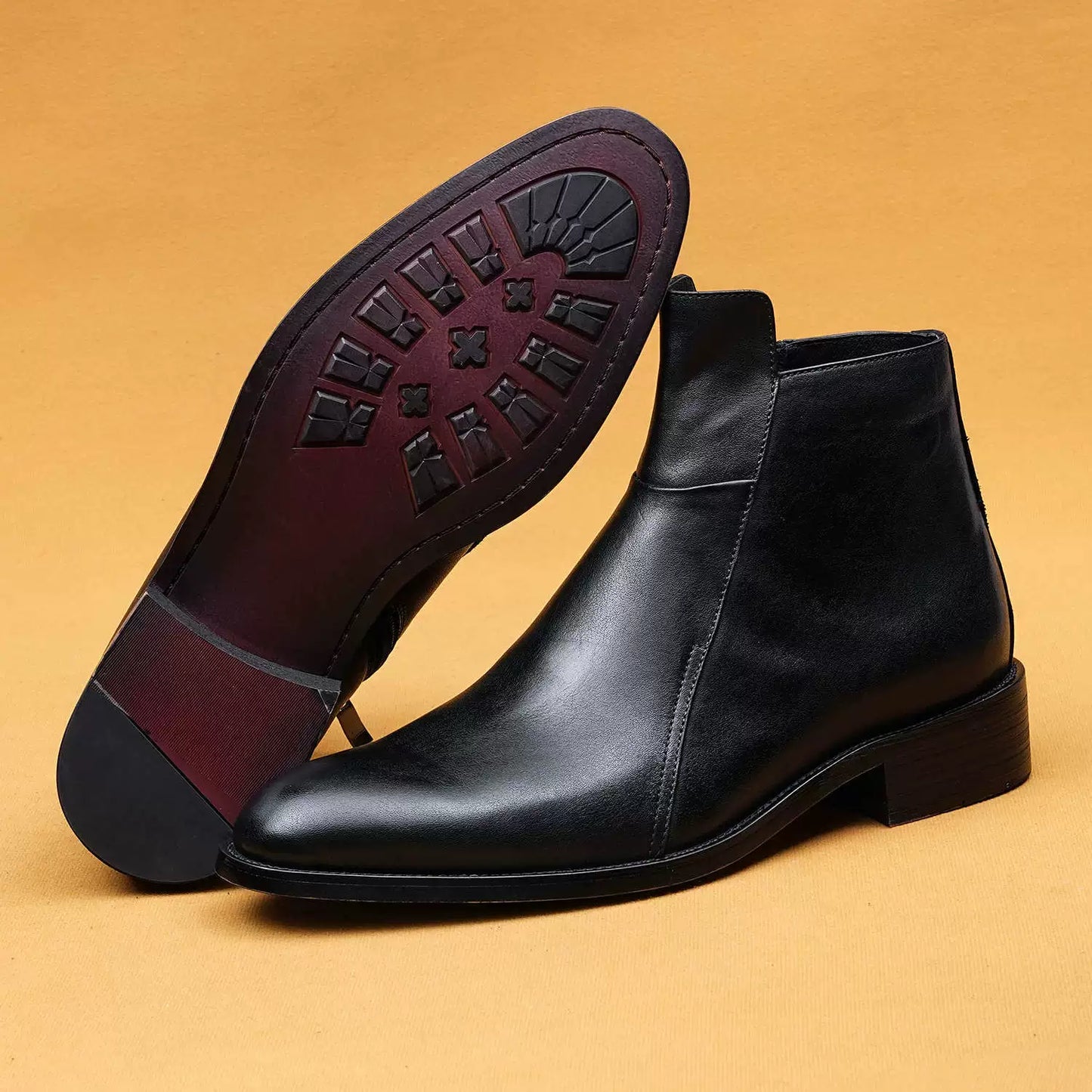 Men’s Genuine Leather Chelsea Martin Boots 68928