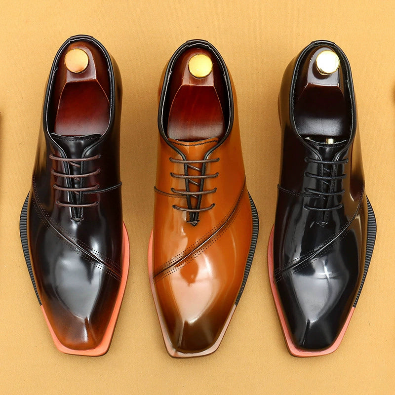 Versatile Wedding & Business Lace-Up Shoes for Men 23690