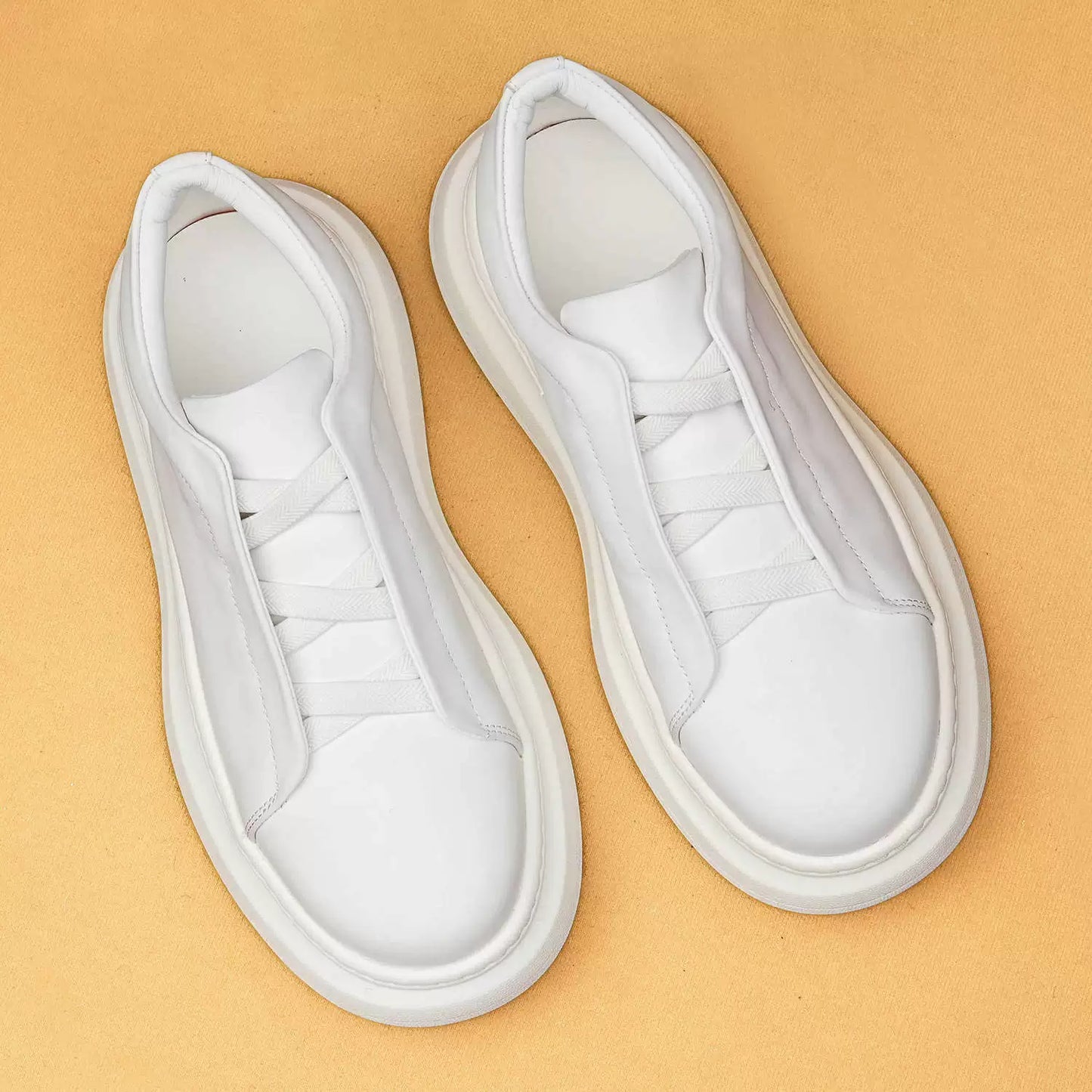 Men’s New Genuine Leather Casual Sneakers  88006