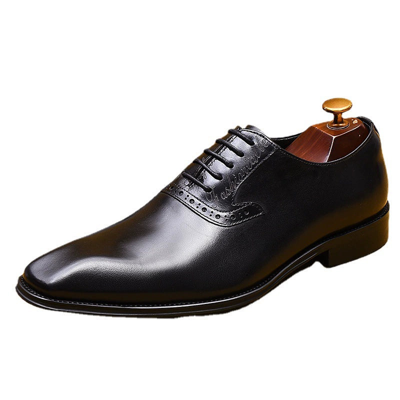 Men’s British Pointed-Toe Oxford Shoes 89259