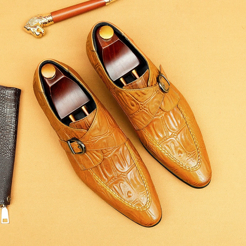Men’s Monk Strap Business Formal Shoes 69501