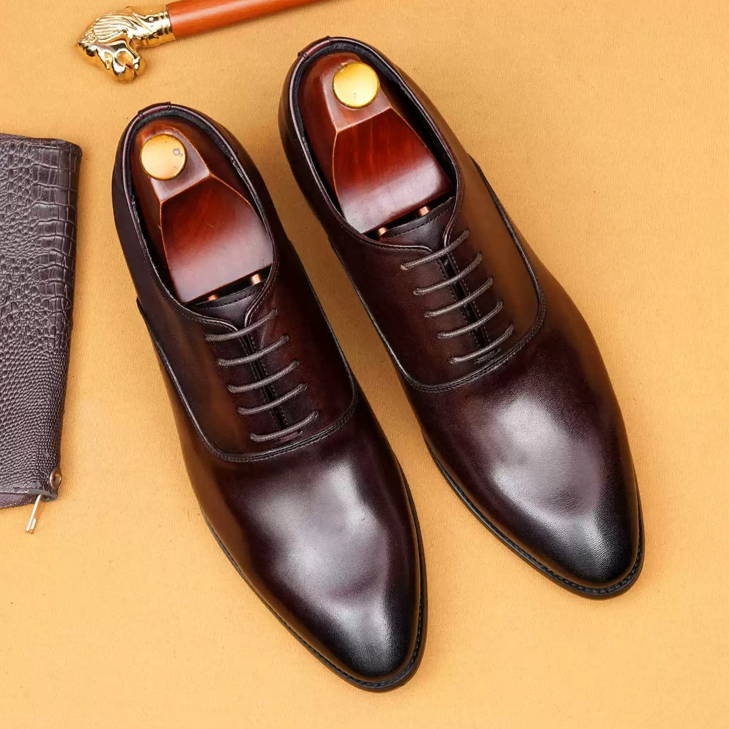 Men’s 6CM Invisible Elevator Oxford Shoes 65179