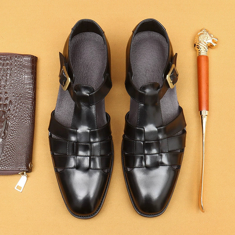 Men’s Premium Full-Grain Leather Sandals 96137